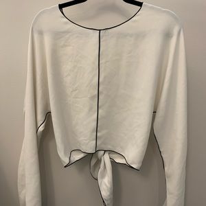 Babaton Abasi Tie Front Blouse